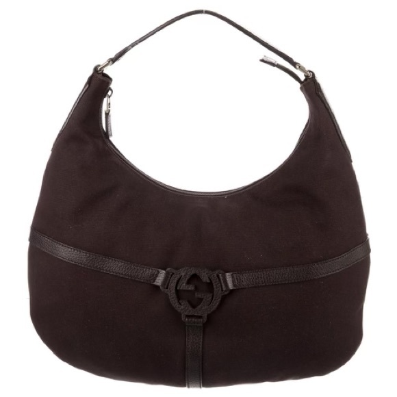 Gucci Handbags - Gucci Canvas Reins Hobo Bag
